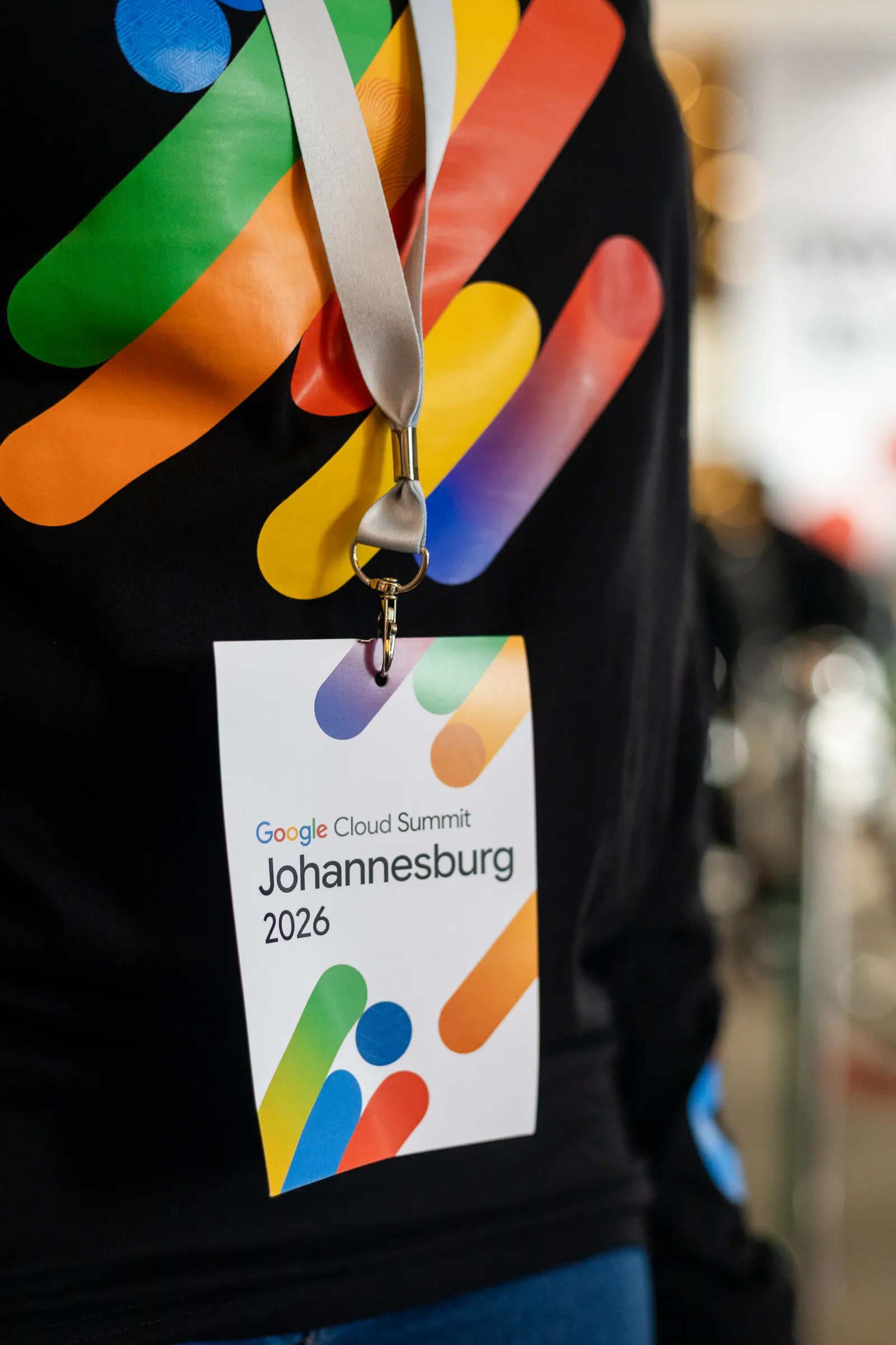 Delegate badge prepared for a live event